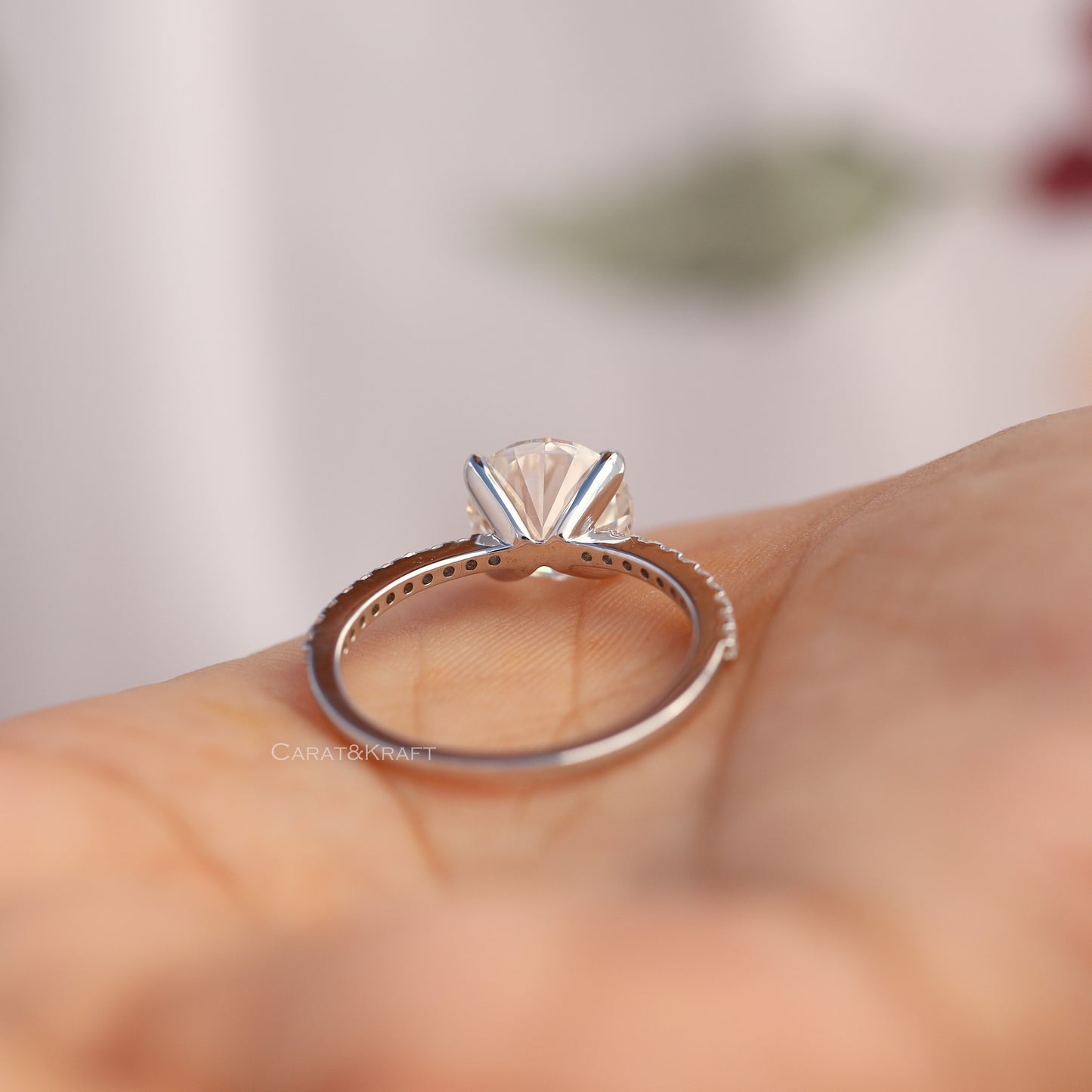 0.50 - 3.0 CT Lab Grown Diamond Engagement Ring