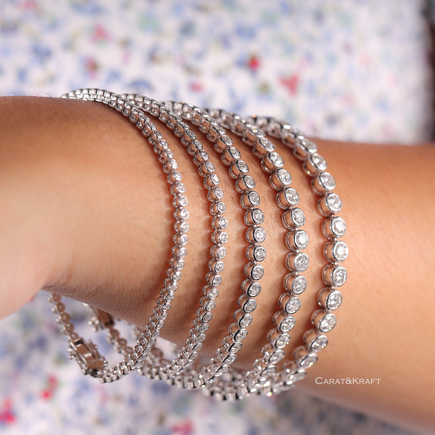 tennis diamond bracelet, lab diamond tennis bracelet