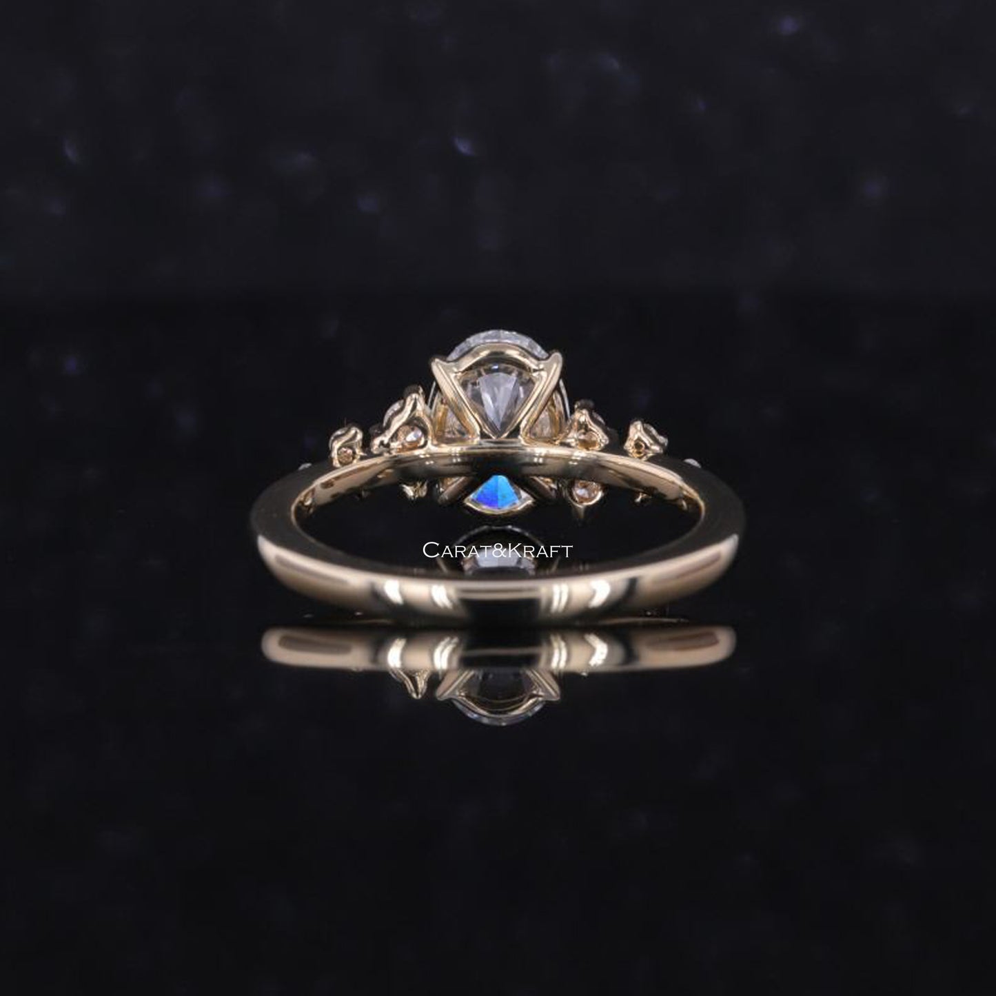 Wedding Ring for Her, Gift for Her, Oval Diamond Ring, Handmade ring
