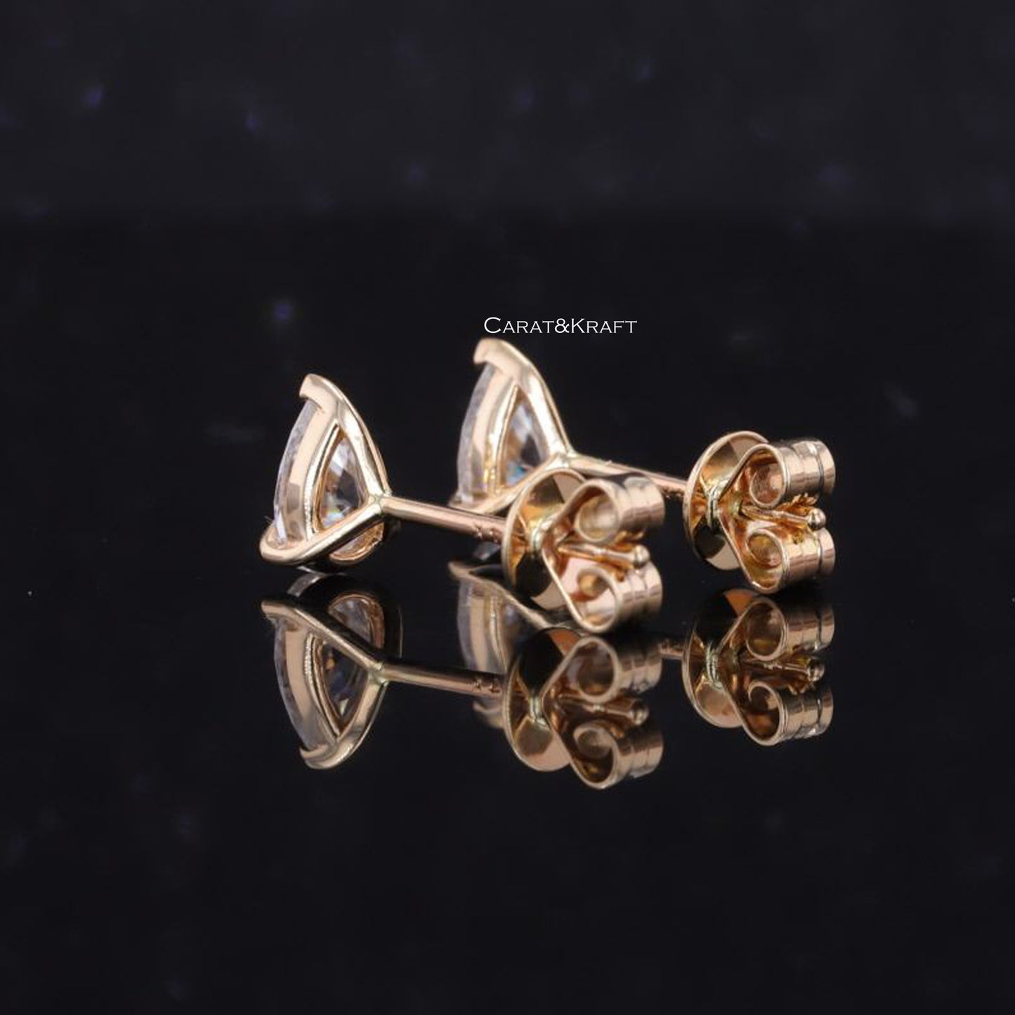 lab grown diamond, lab created diamond, 14k solid gold