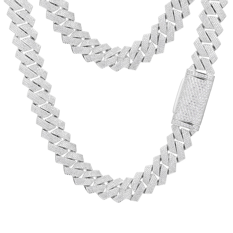 Heavy Cuban Link Brass Chain & Bracelet
