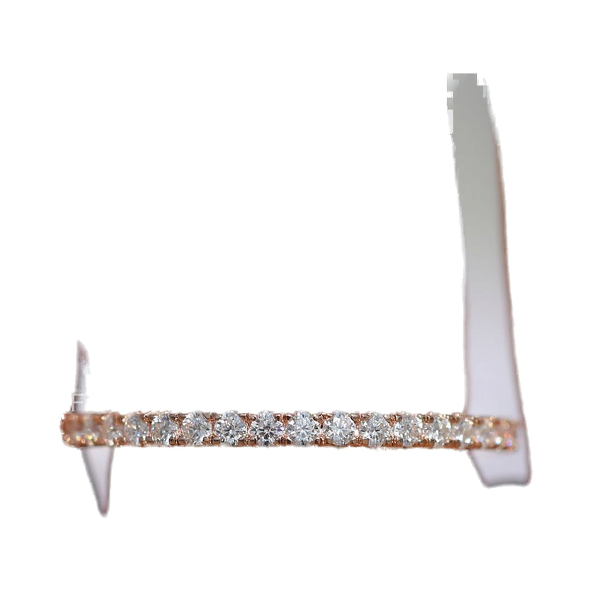 1.5mm Round Cut Full Eternity Lab Grown Diamond Band from Carat and Kraft, on white