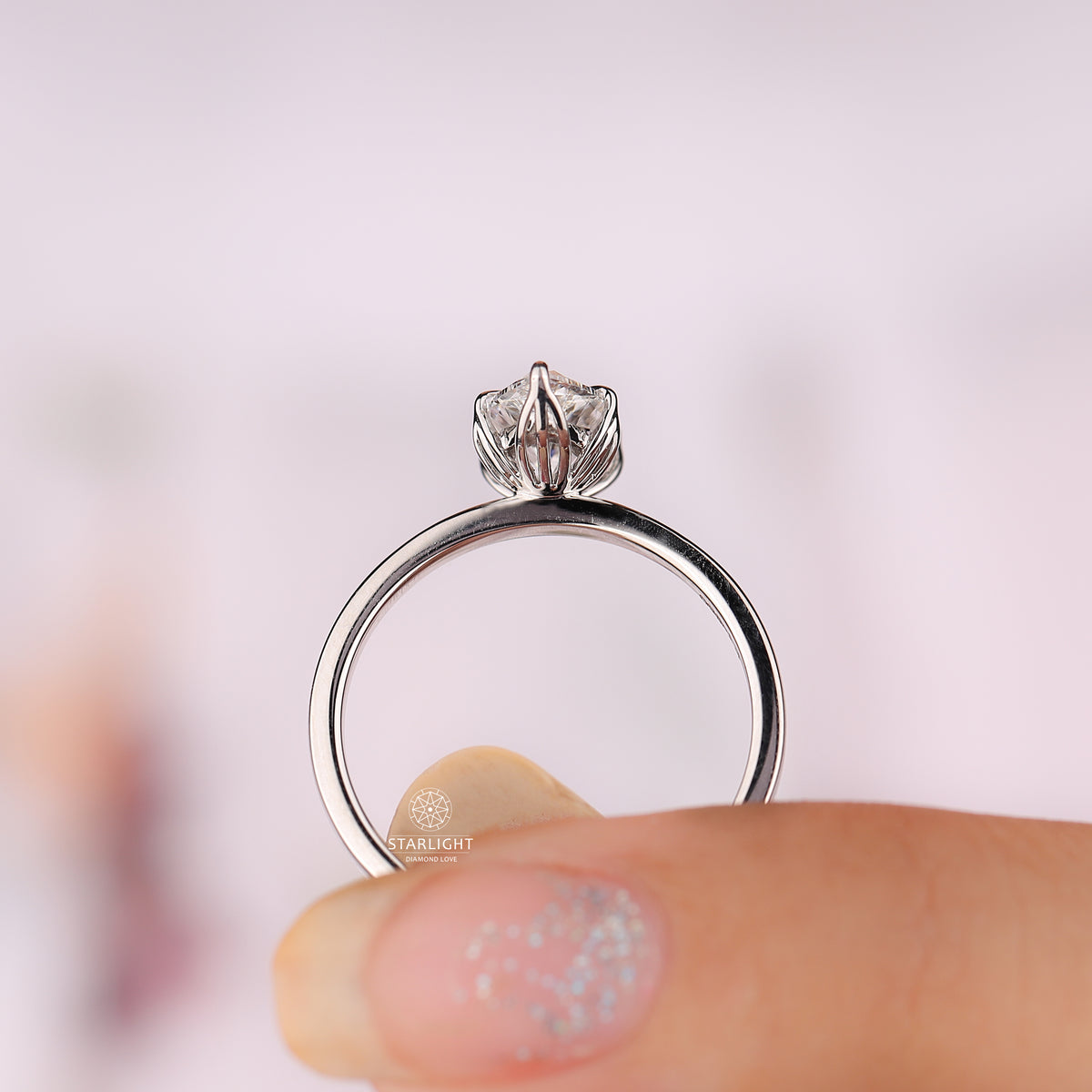 2.5 Carat Marquise Cut Lab Grown Diamond Engagement Ring