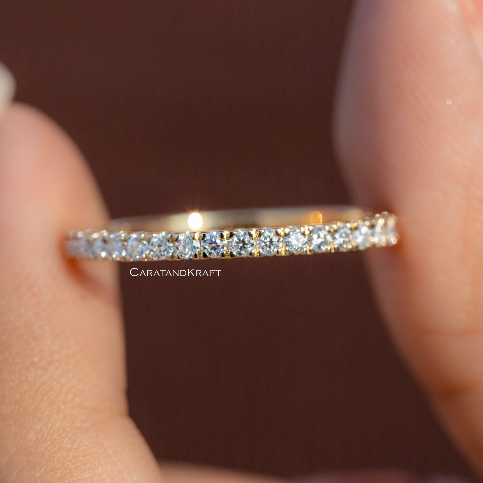 1.5mm Lab Grown Diamond Wedding Band