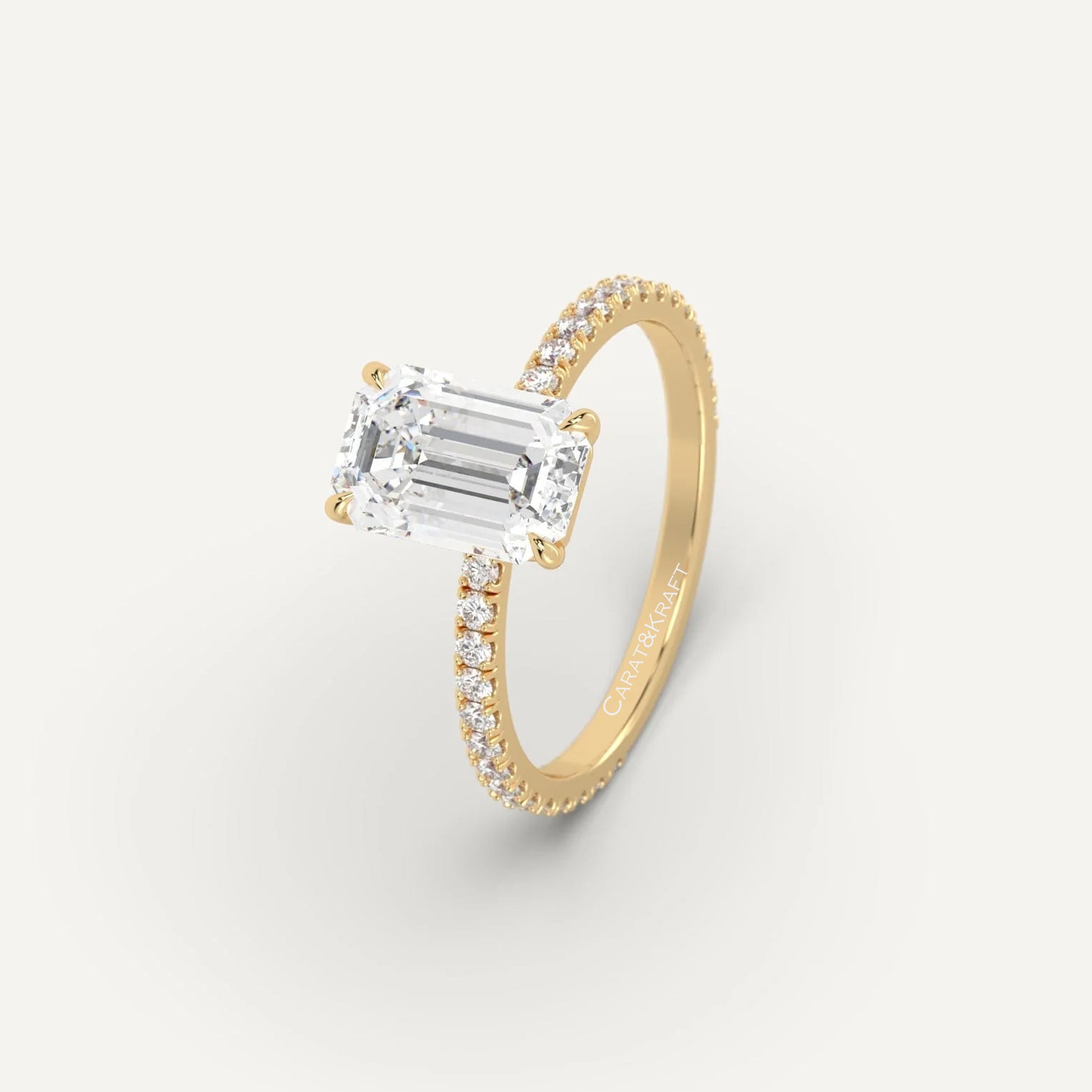 Yellow/White/Rose Gold Promise Ring for Women