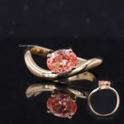cushion cut lab grown diamond, engagement ring, diamond ring 
