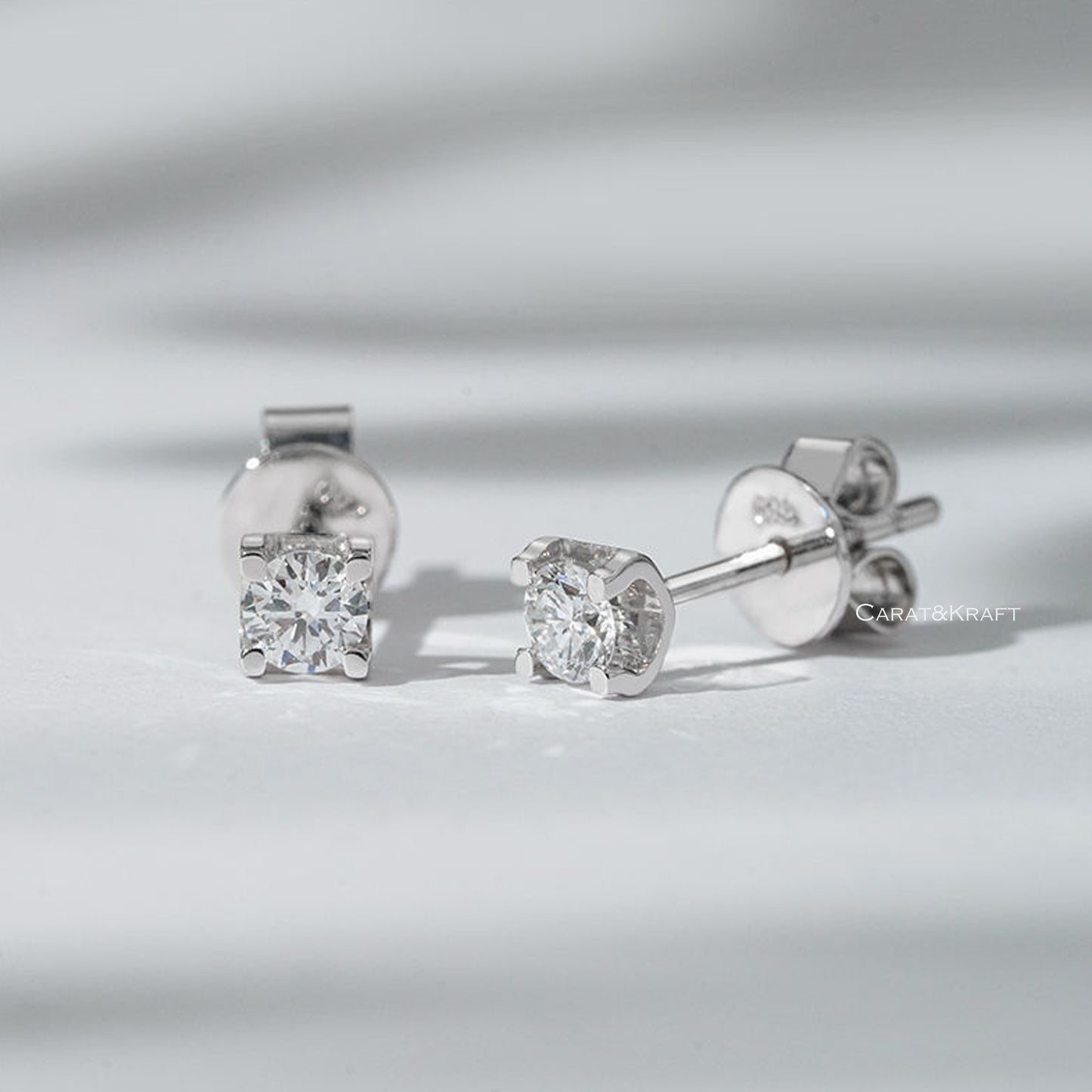 0.20-4.0 Carat Lab Grown Diamond Earrings