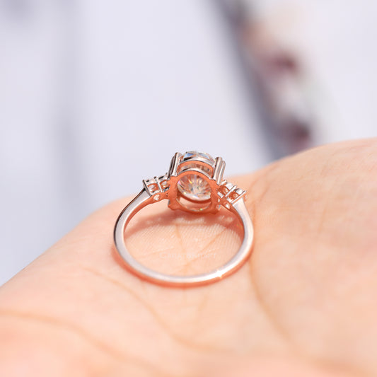 Oval Lab Grown Diamond Engagement Ring, view 1