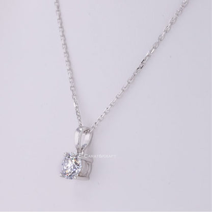 Lab Grown Diamond Necklace, Gift For Her