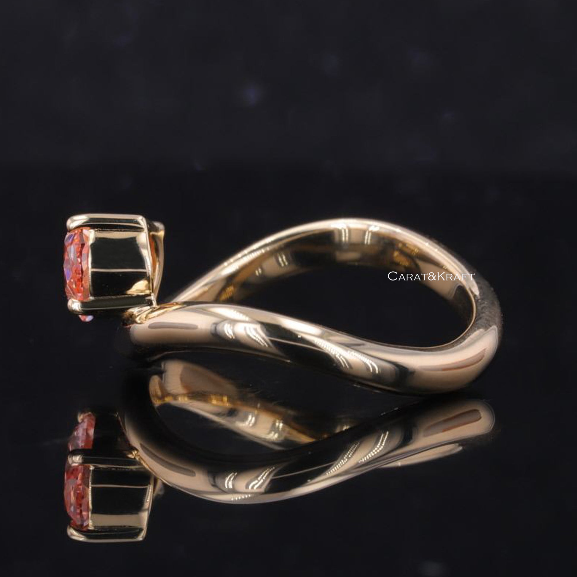 antique lab grown diamond ring, engagement diamond ring 