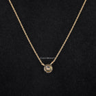moissanite diamond solitaire pendant