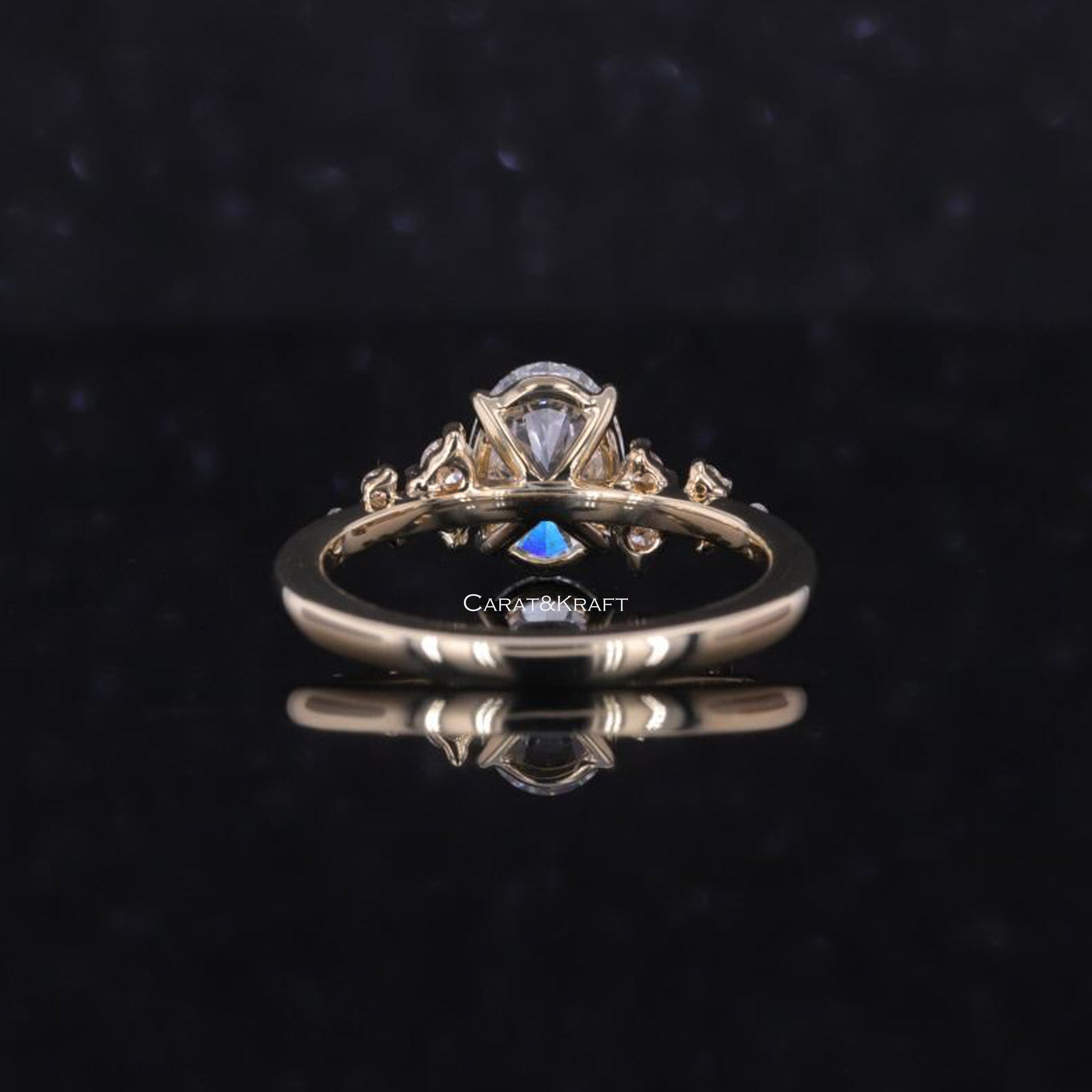 Wedding Ring for Her, Gift for Her, Oval Diamond Ring, Handmade ring