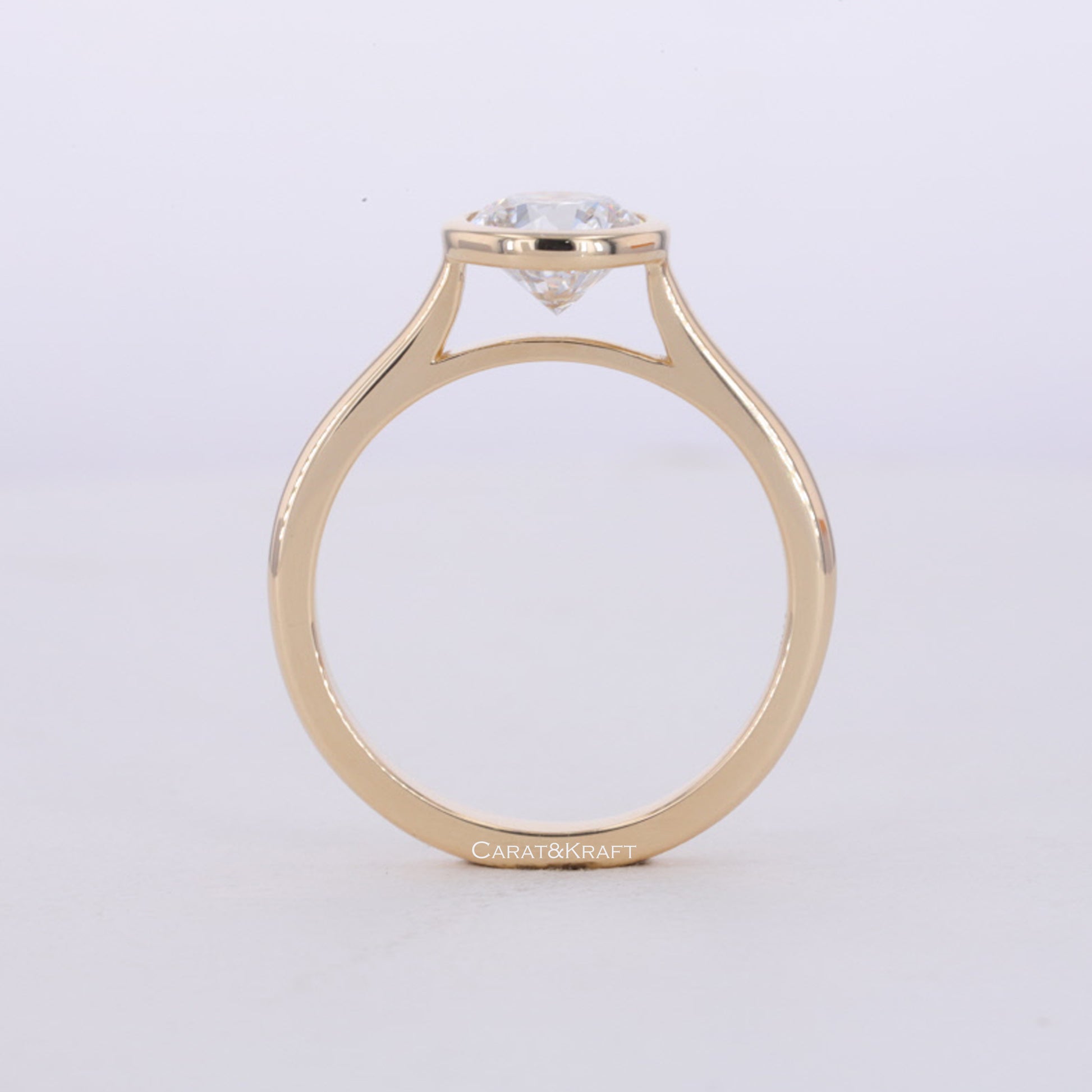 EF/VS Lab Diamond Ring, Anniversary Gift Ring
