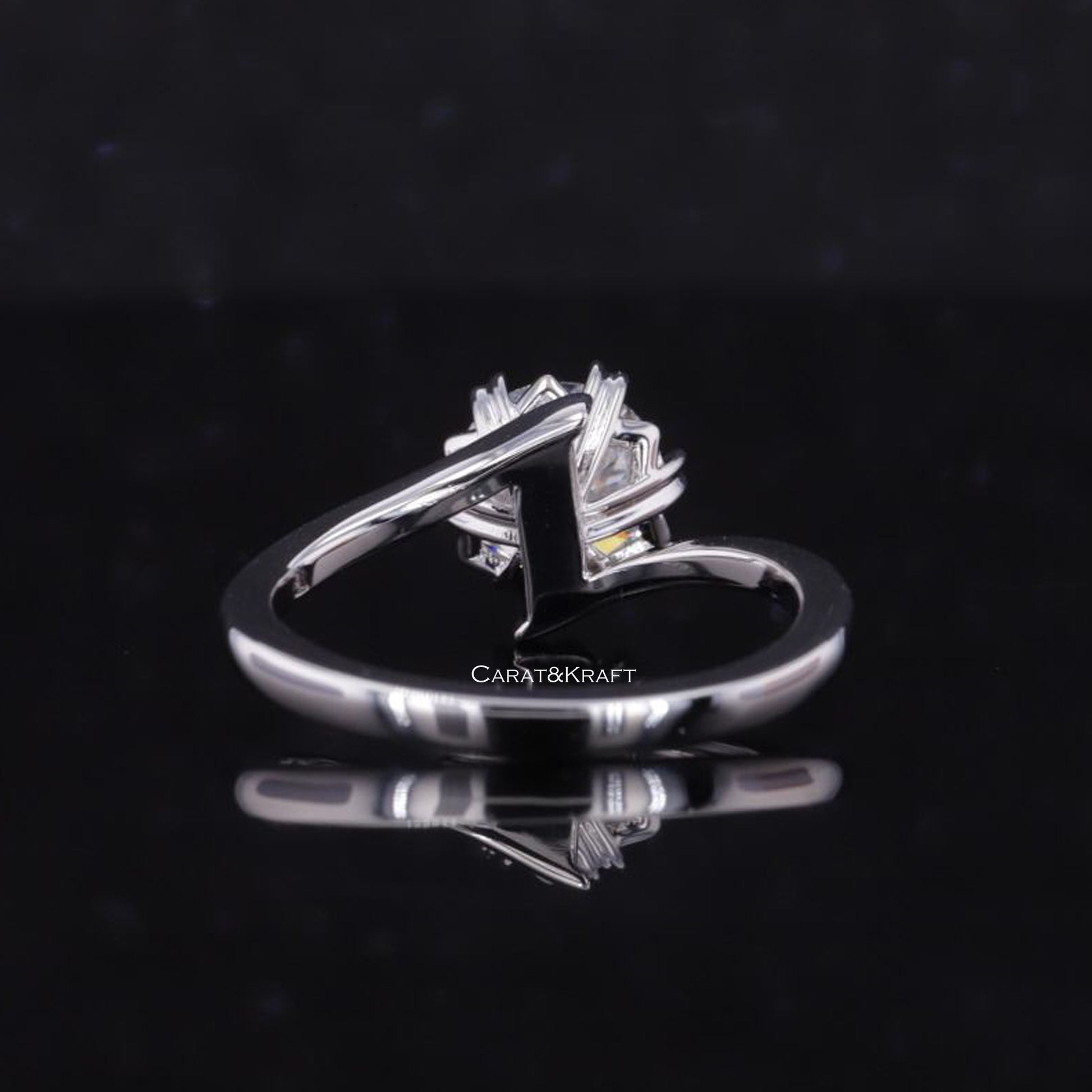 Lab Grown Diamond Ring | IGI Certified Solitaire | Heart Prong Setting