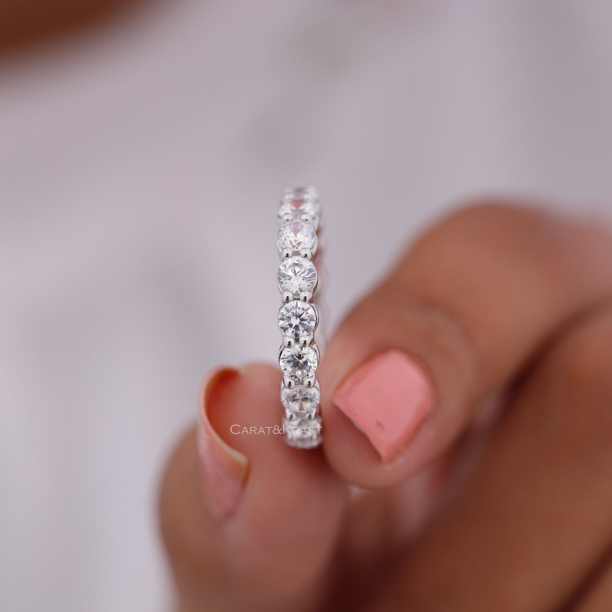 Couples Ring, Moissanite Ring, Bridal Jewelry Ring