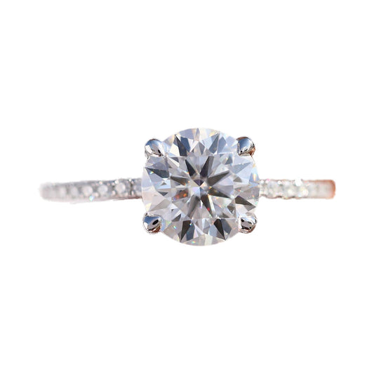 0.50 - 3.0 CT  Lab Grown Diamond Engagement Ring from Carat and Kraft, on white