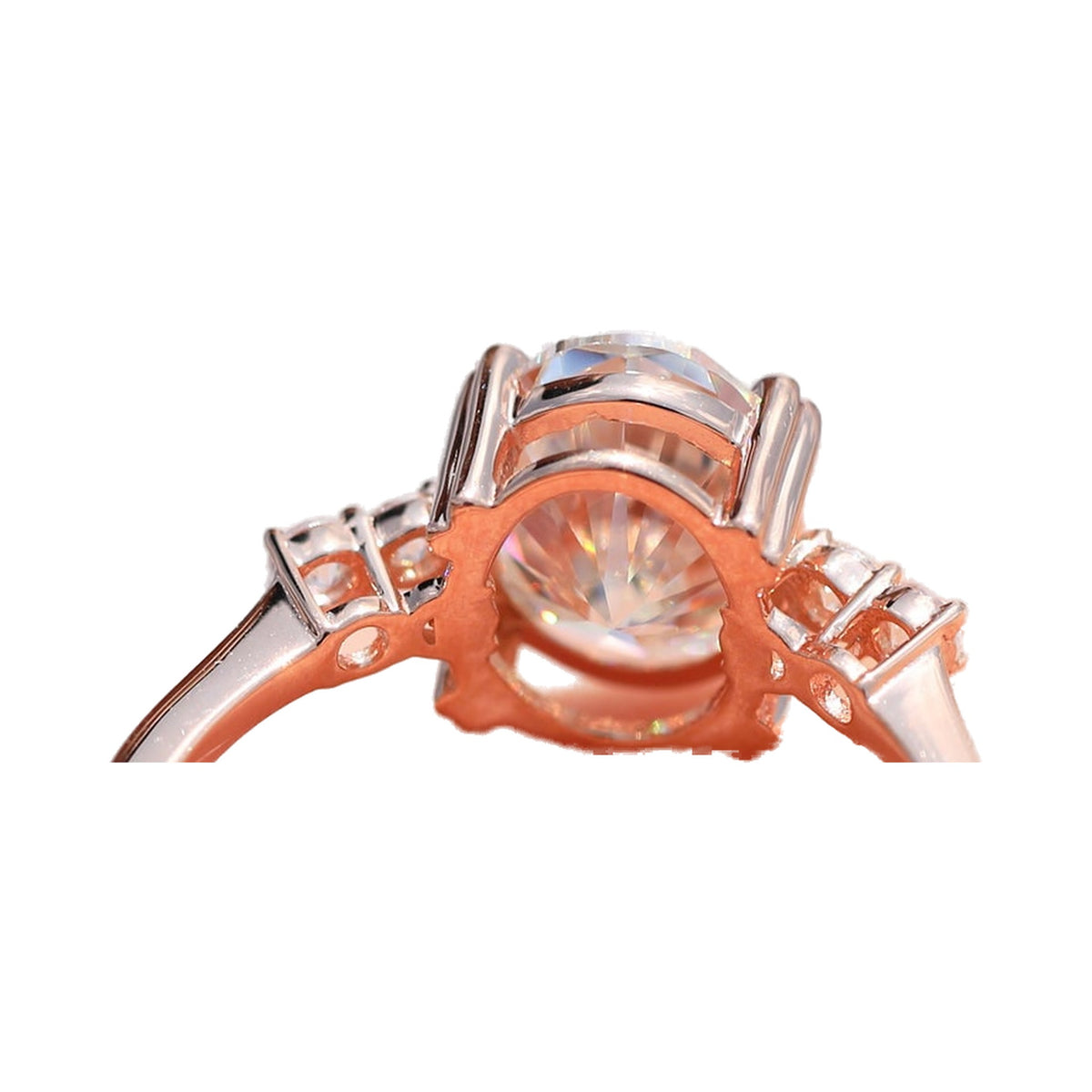 Oval Lab Grown Diamond Engagement Ring from Carat and Kraft, on white