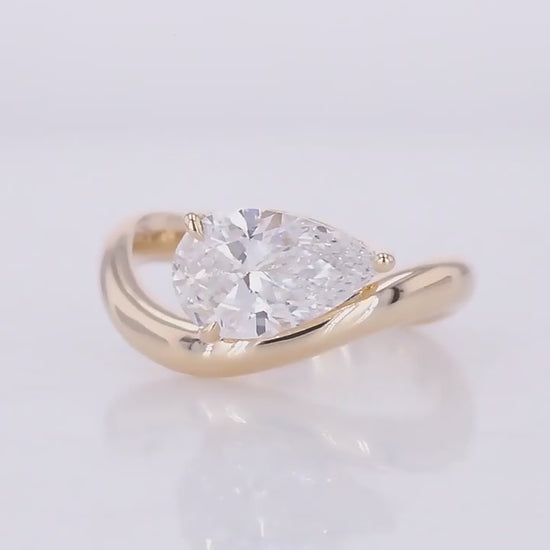 EF/VVS Diamond Ring Promise Ring Anniversary Gift