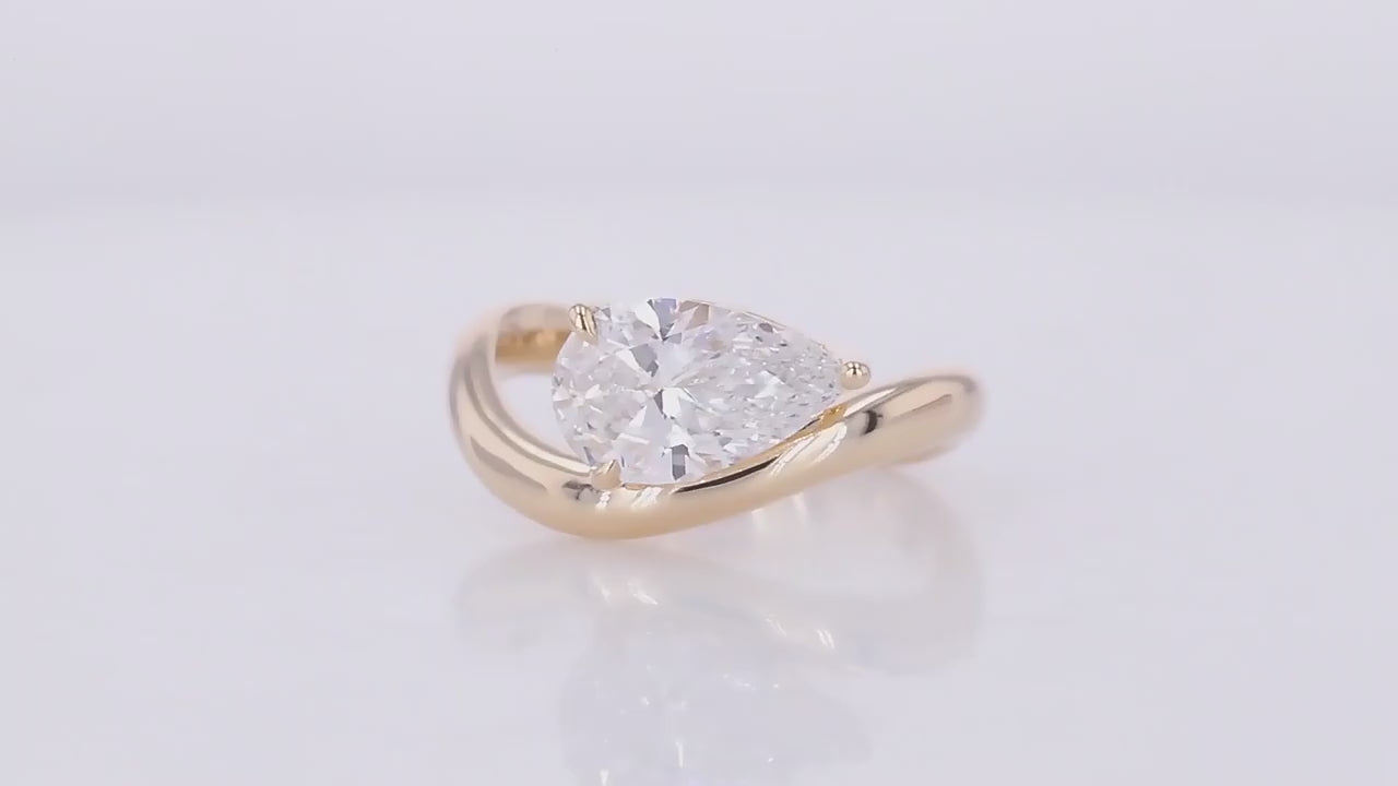EF/VVS Diamond Ring Promise Ring Anniversary Gift