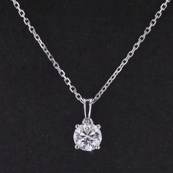 Diamond Solitaire Pendant