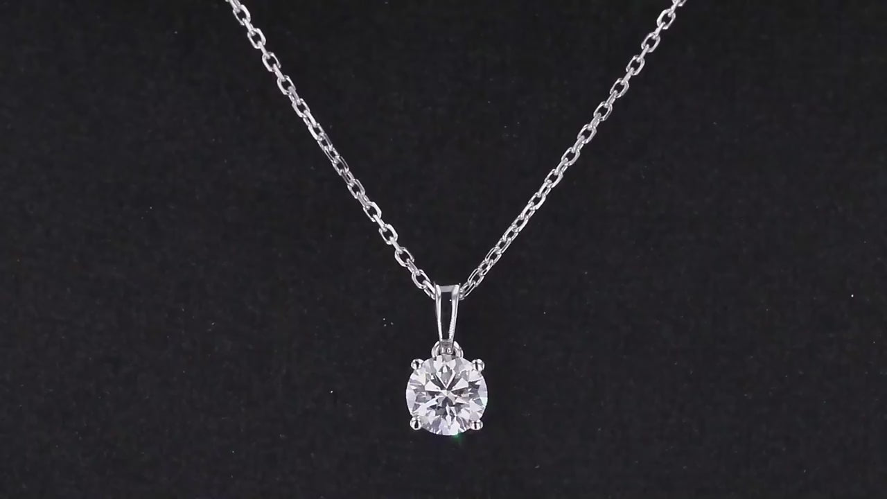 Diamond Solitaire Pendant