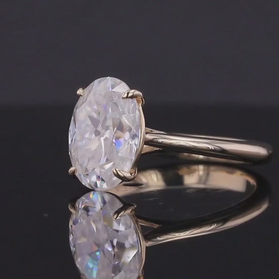 Oval Shape Diamond Engagement Ring