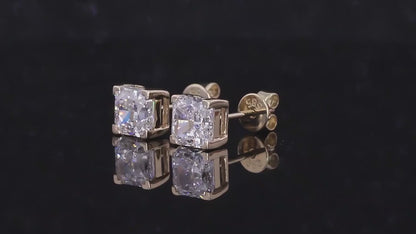 lab grown diamond, diamond earrings, earrings for her