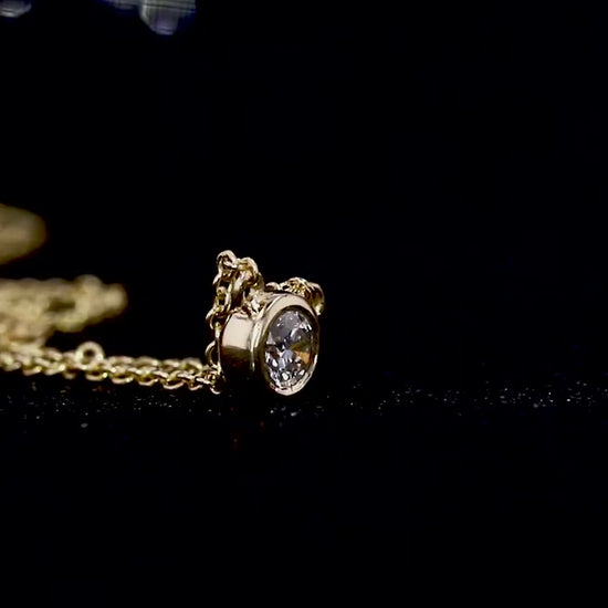 diamond solitaire necklace, lab diamond chain with pandent, gift for her 