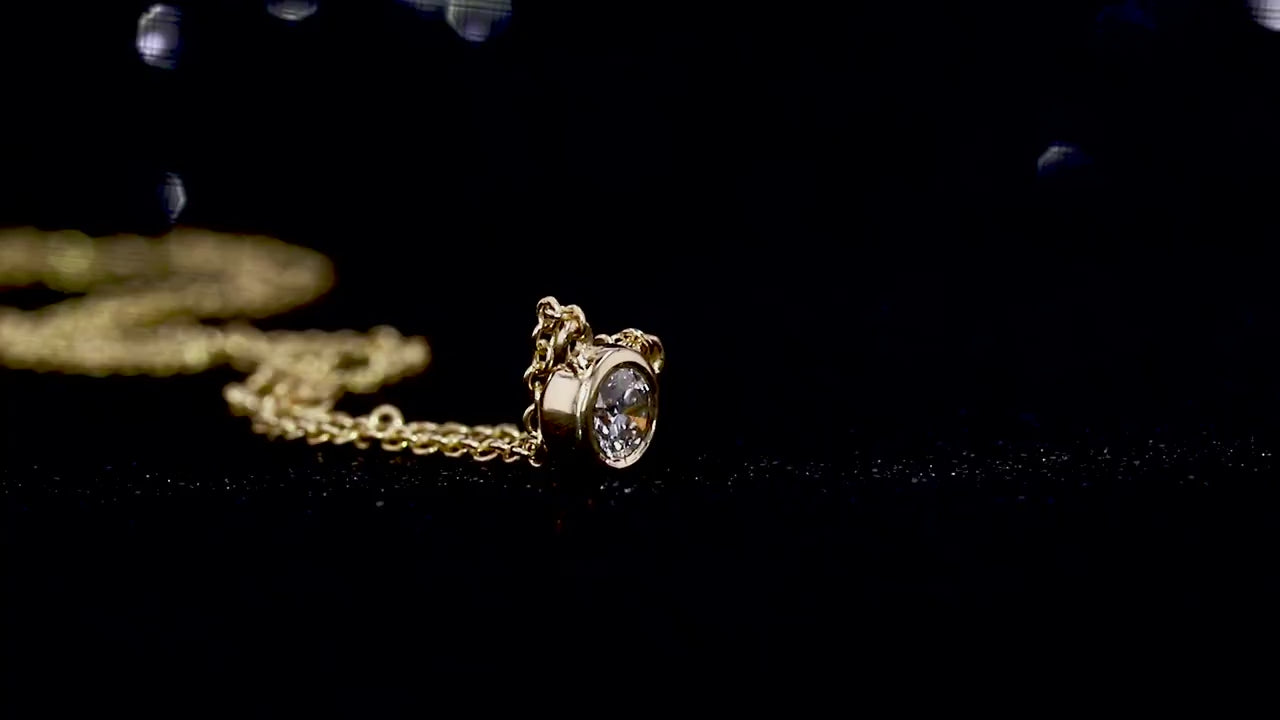 diamond solitaire necklace, lab diamond chain with pandent, gift for her 
