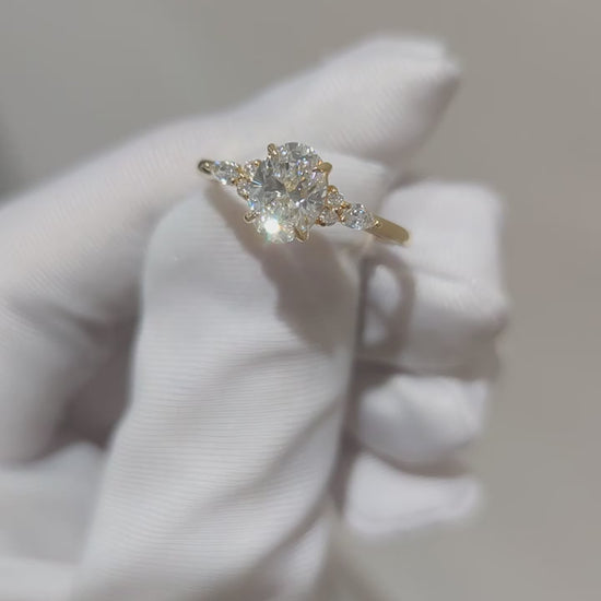 Certified Diamond Wedding Ring for Her, Anniversary Gifts for Her