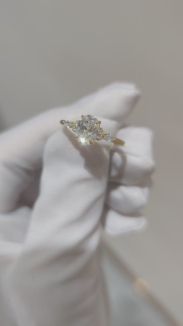Certified Diamond Wedding Ring for Her, Anniversary Gifts for Her