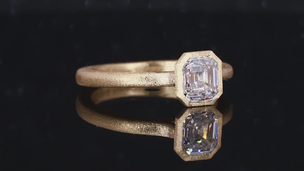 F/VS Lab Created Diamond, Solitaire Engagement Ring